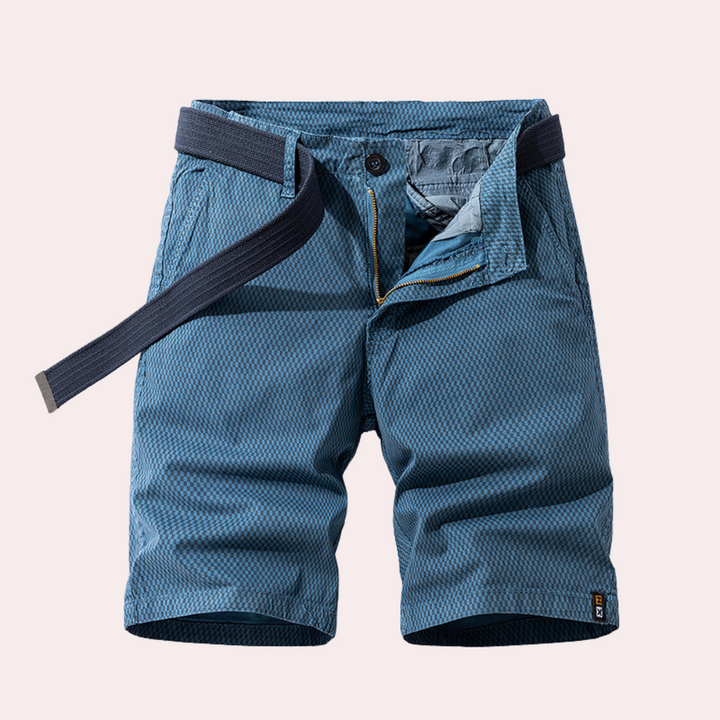 Short pour homme - Matériau léger et respirant - Ceinture réglable - Style décontracté et personnel