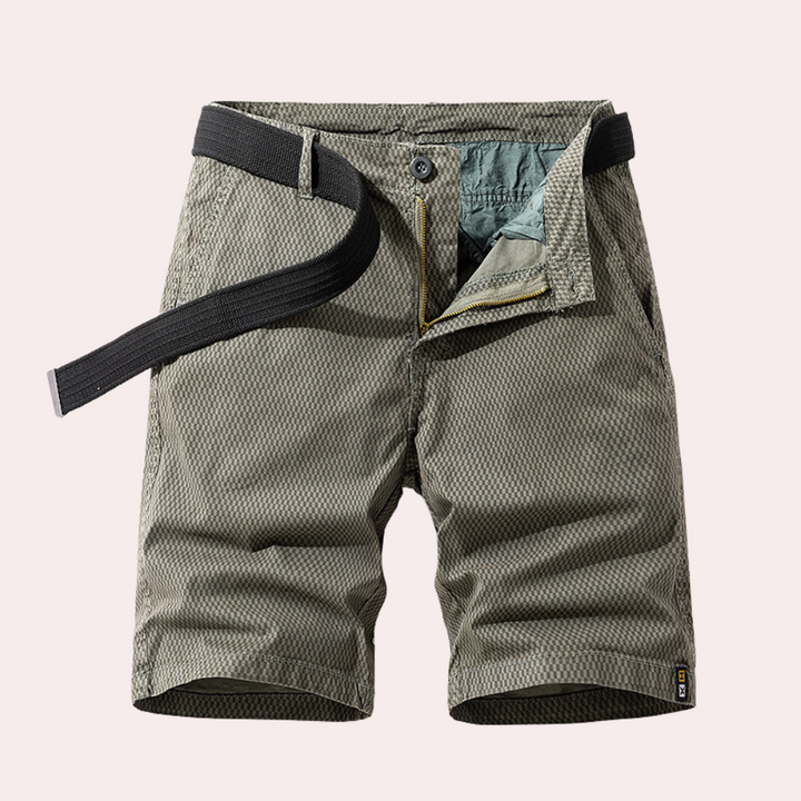 Short pour homme - Matériau léger et respirant - Ceinture réglable - Style décontracté et personnel