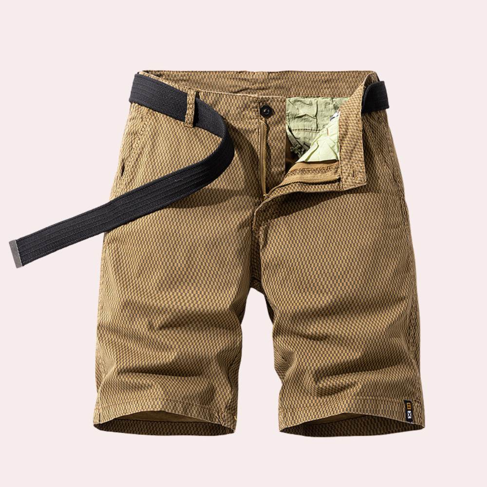 Short pour homme - Matériau léger et respirant - Ceinture réglable - Style décontracté et personnel