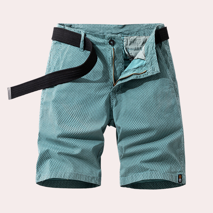 Short pour homme - Matériau léger et respirant - Ceinture réglable - Style décontracté et personnel