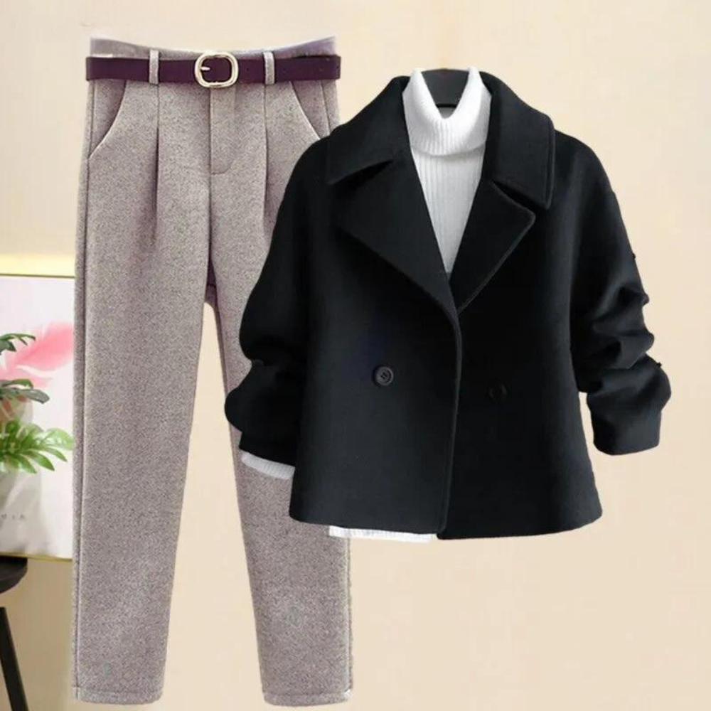 Lacey - Winter Luxe Ensemble 3 pièces pour femmes pour un confort et un style ultimes