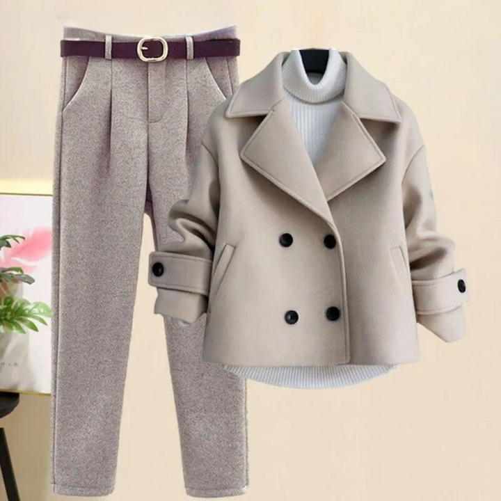 Lacey - Winter Luxe Ensemble 3 pièces pour femmes pour un confort et un style ultimes