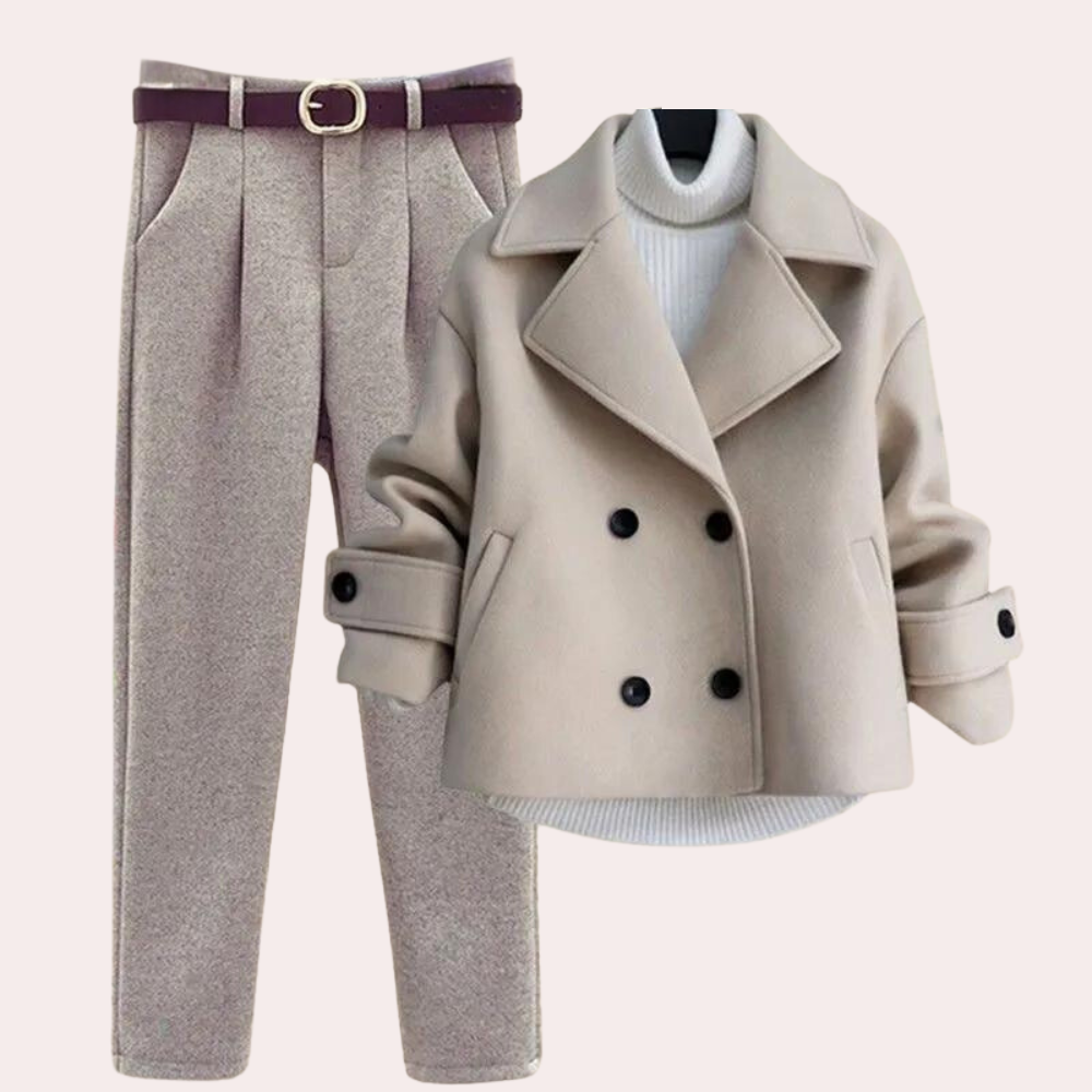 Lacey - Winter Luxe Ensemble 3 pièces pour femmes pour un confort et un style ultimes