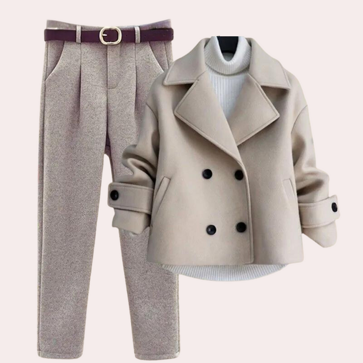 Lacey - Winter Luxe Ensemble 3 pièces pour femmes pour un confort et un style ultimes