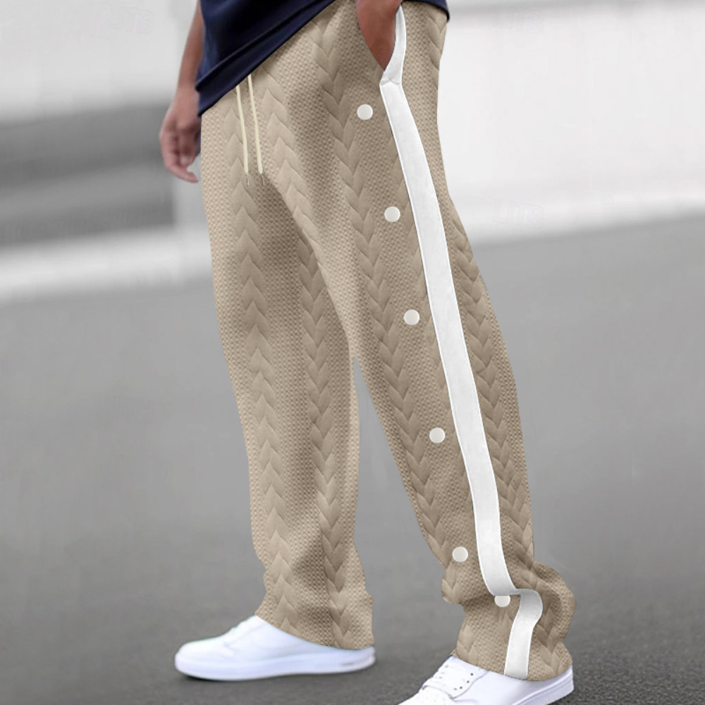 Christos - Pantalon confortable pour hommes avec ceinture flexible pour une liberté de mouvement optimale