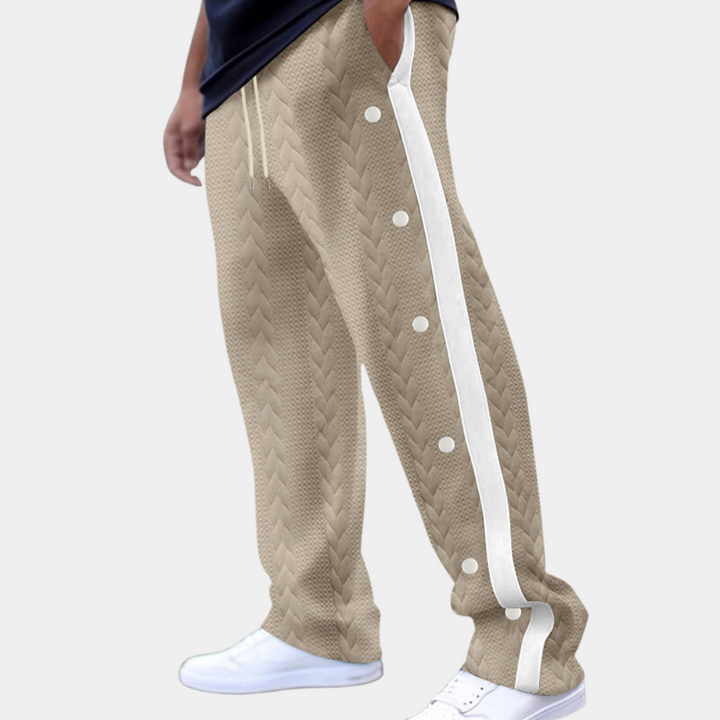 Christos - Pantalon confortable pour hommes avec ceinture flexible pour une liberté de mouvement optimale