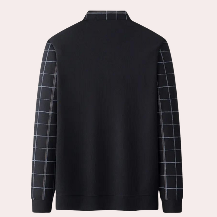 Bram - Pull à carreaux stylé pour les beaux hommes