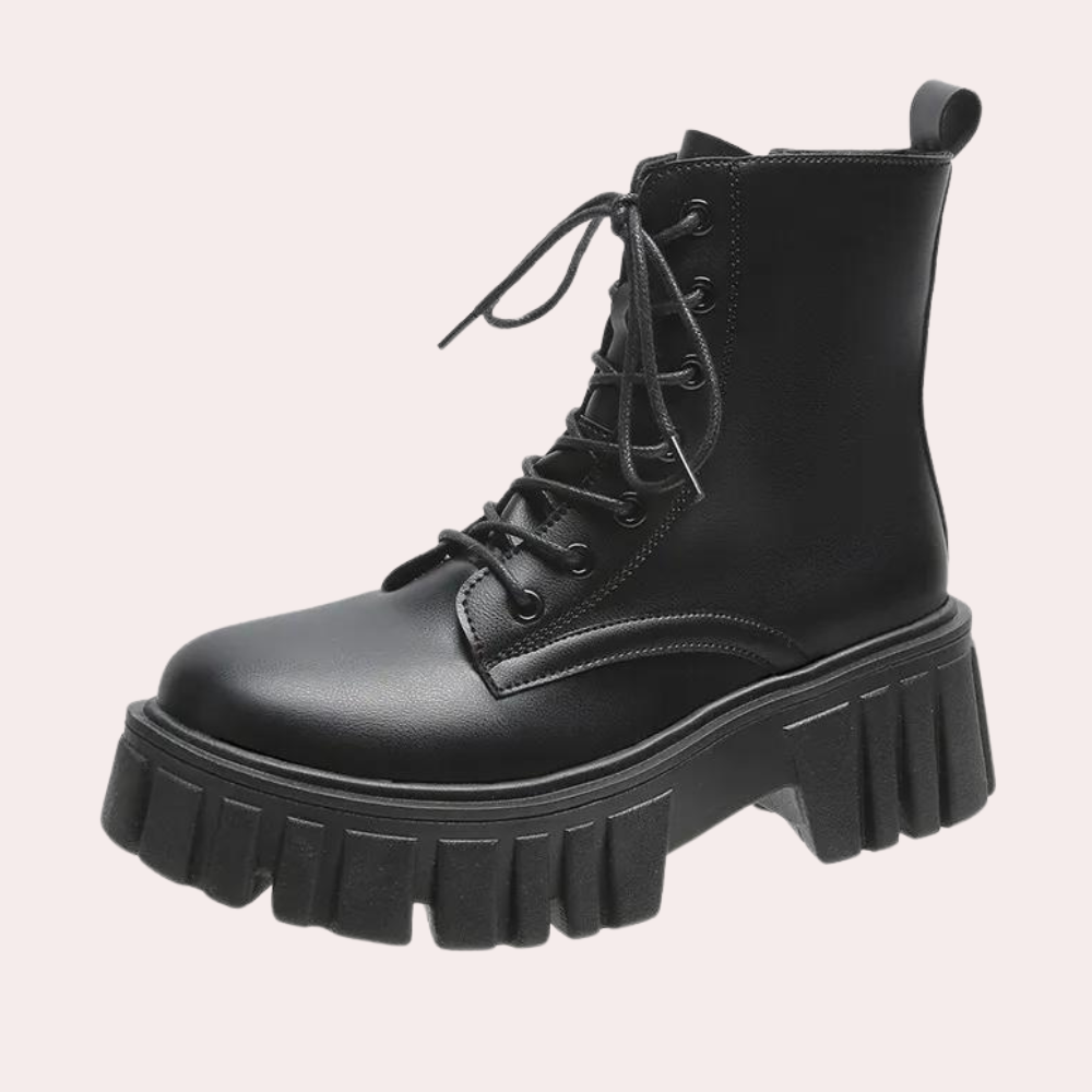 Venetia - Bottes élégantes pour femmes avec lacets raffinés et fermeture éclair pratique