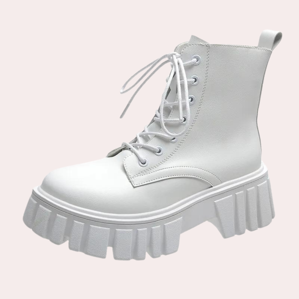 Venetia - Bottes élégantes pour femmes avec lacets raffinés et fermeture éclair pratique