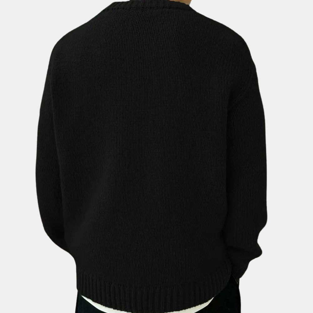 Audrick - Pull en maille à manches longues élégant et confortable pour hommes