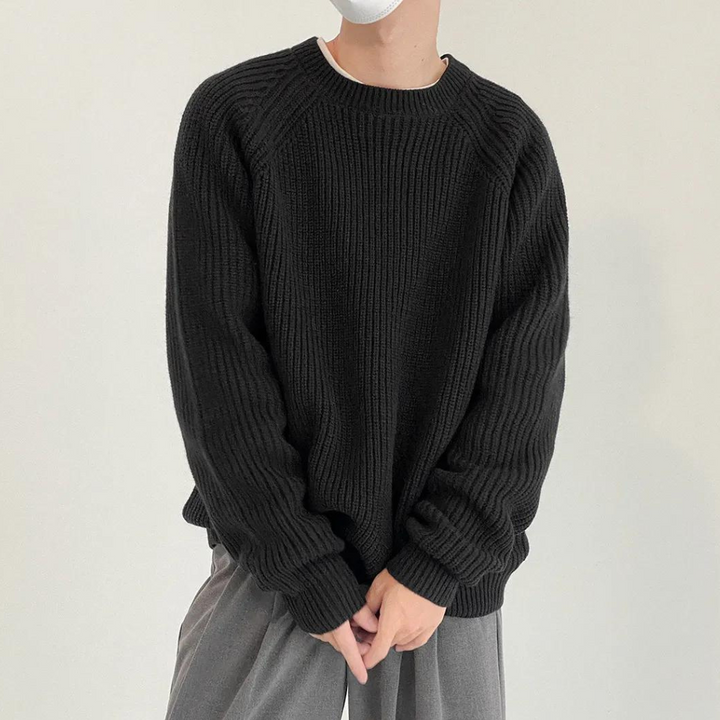 Audrick - Pull en maille à manches longues élégant et confortable pour hommes