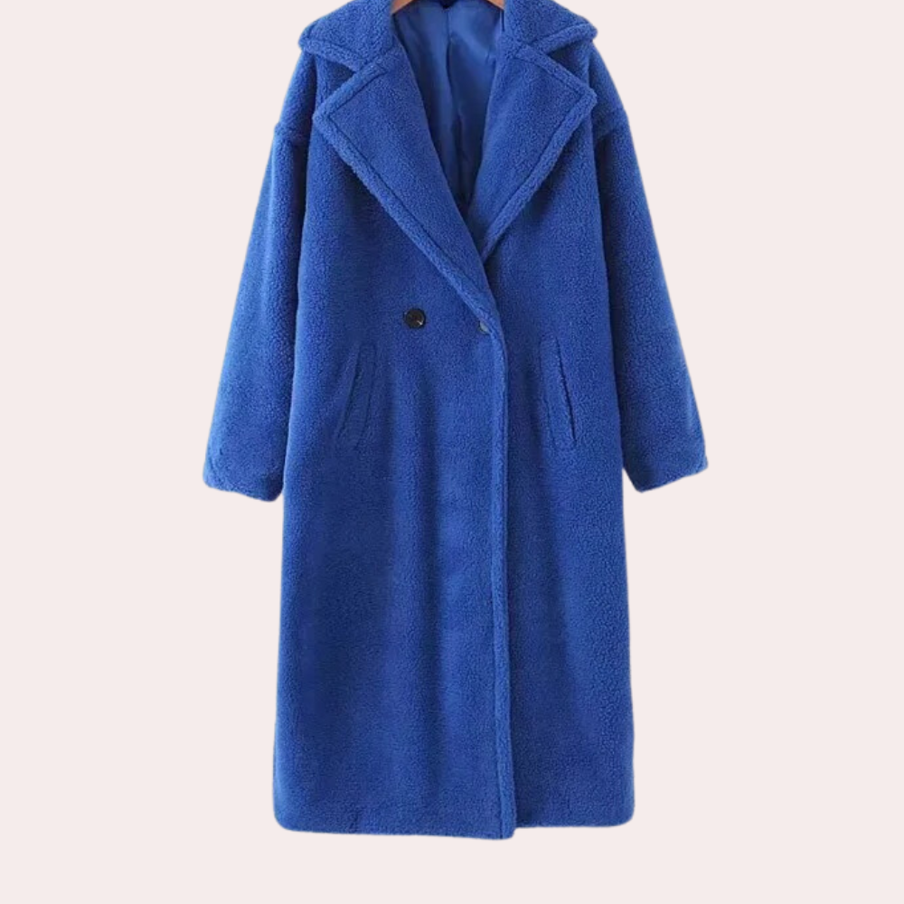 Szilard - Manteau élégant et confortable pour femme, en peluche de luxe