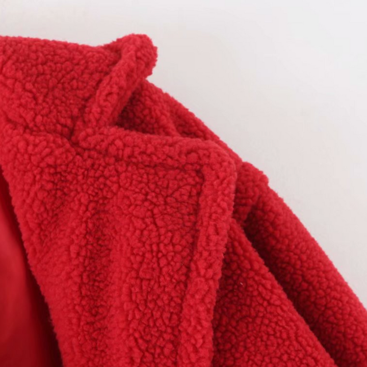 Szilard - Manteau élégant et confortable pour femme, en peluche de luxe