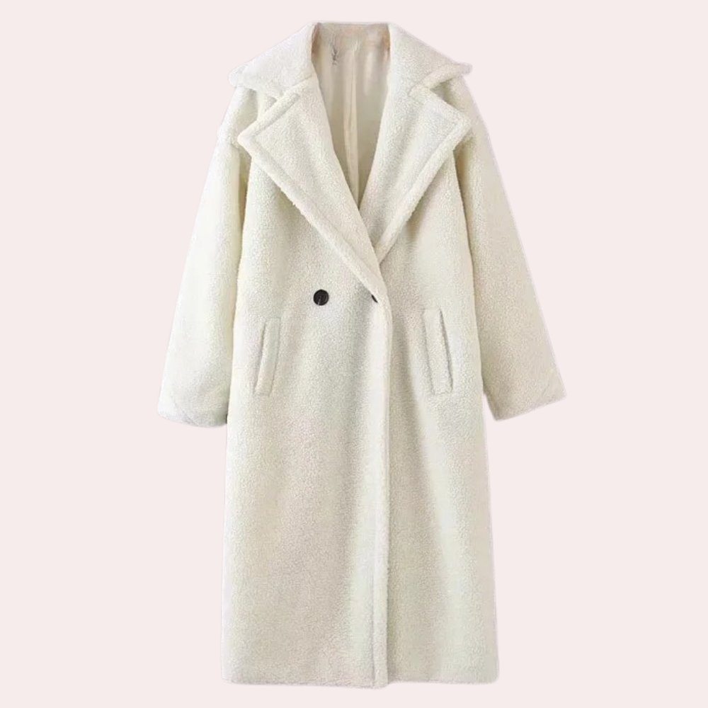 Szilard - Manteau élégant et confortable pour femme, en peluche de luxe