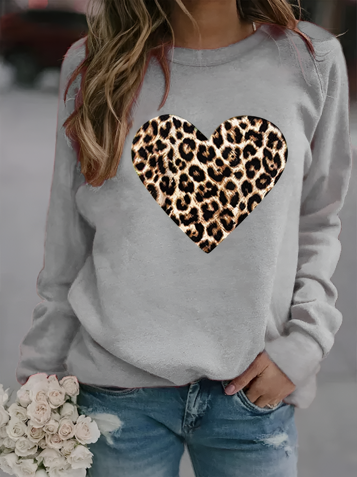 Coralie - Sweat-shirt à imprimé animal stylé pour un look tendance
