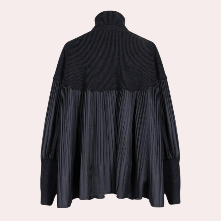 Raiza - Pull Élégant et Tendance avec Pliés Chic pour Femmes