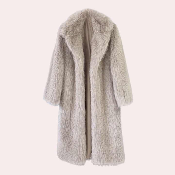 TARA - Elégant manteau d'hiver en peluche pour femme
