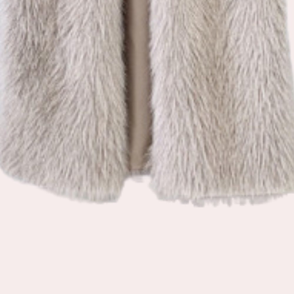 TARA - Elégant manteau d'hiver en peluche pour femme