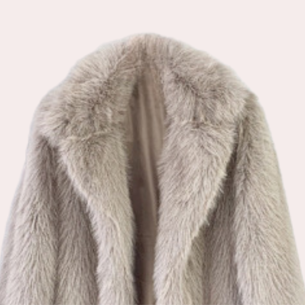 TARA - Elégant manteau d'hiver en peluche pour femme