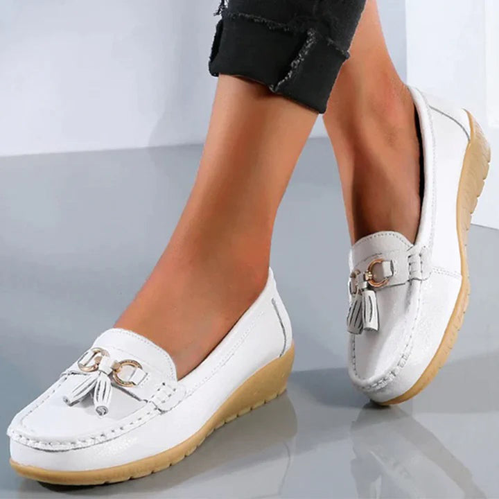 Sophie - Mocassins en cuir élégants pour femmes pour un look chic et raffiné.