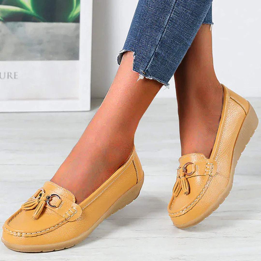 Sophie - Mocassins en cuir élégants pour femmes pour un look chic et raffiné.