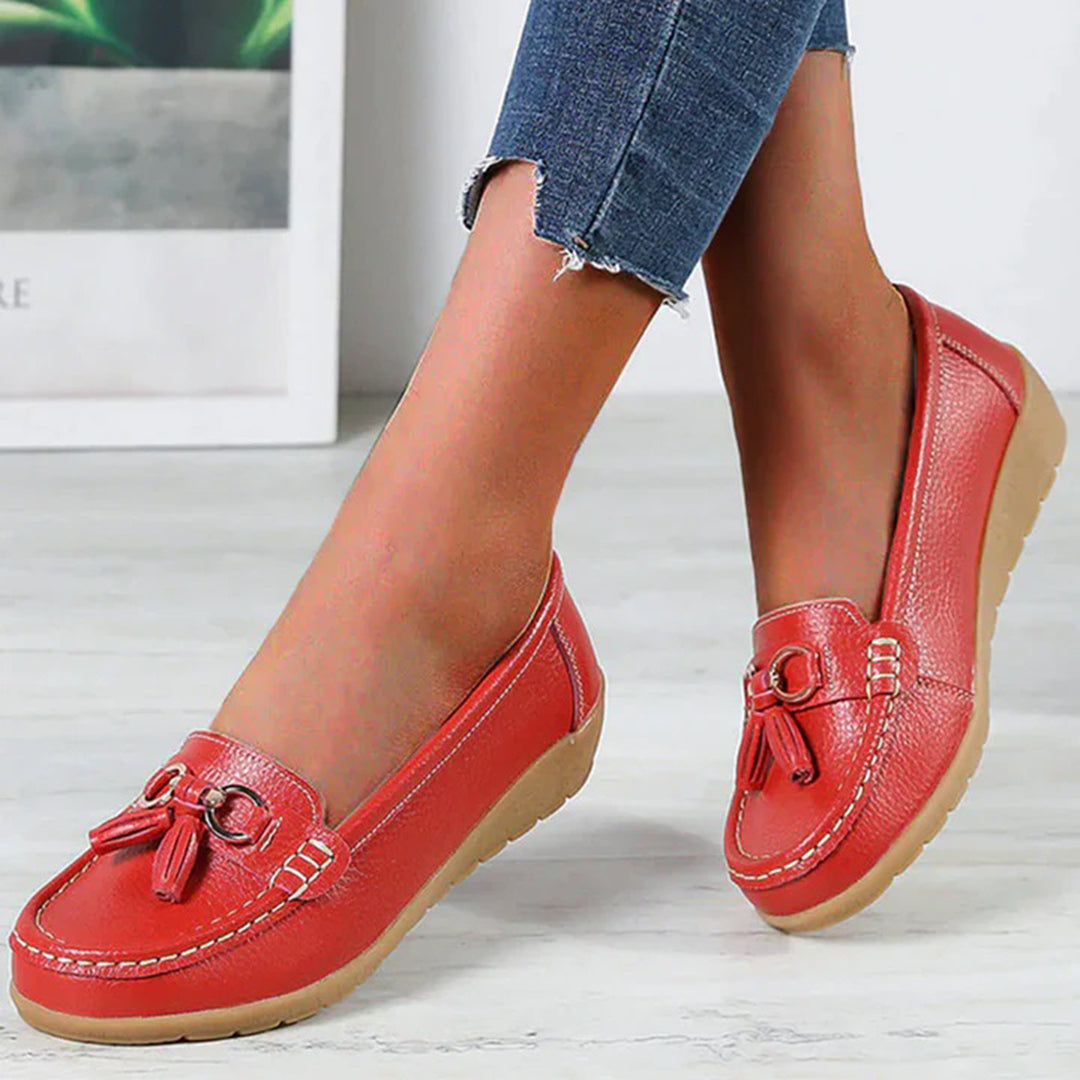 Sophie - Mocassins en cuir élégants pour femmes pour un look chic et raffiné.