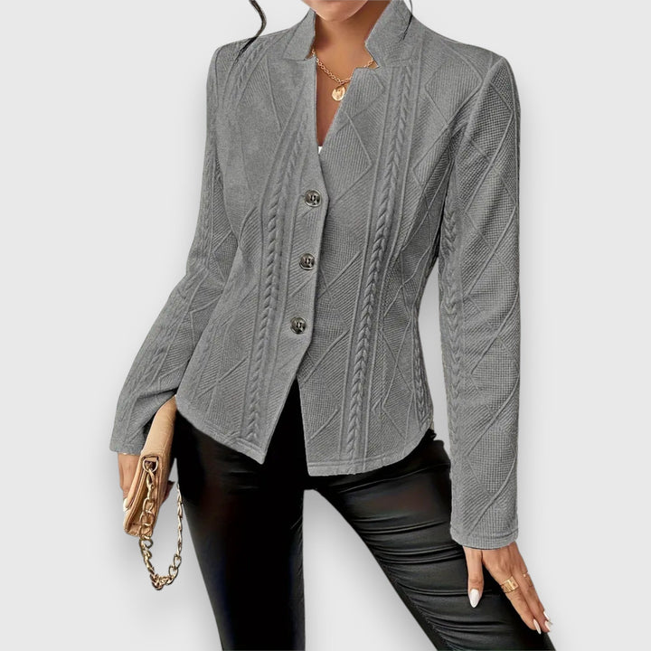Dobrava - Veste pour femme élégante avec un motif texturé chic