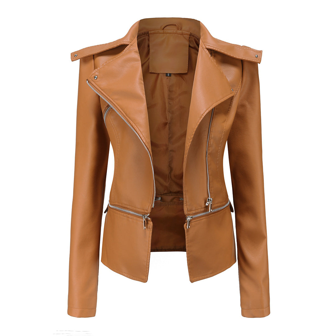Veste en cuir chic de ALOJZIJA