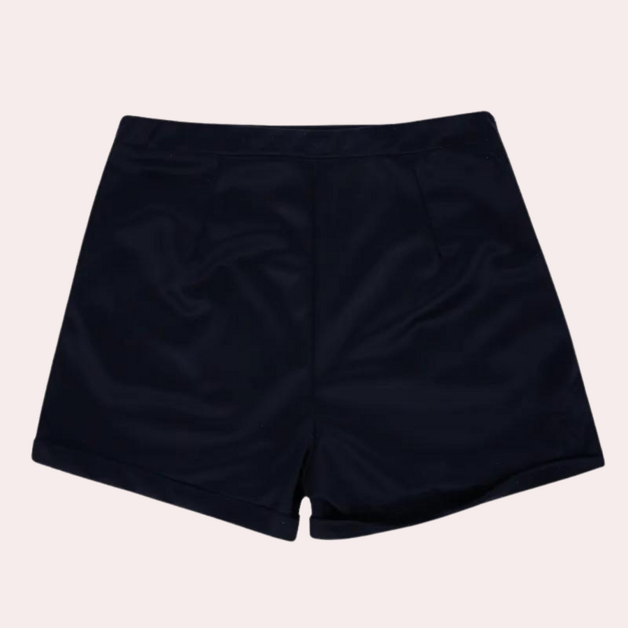 Celeste - Short Elegant pour Femme avec Luxueux Boutons Dorés