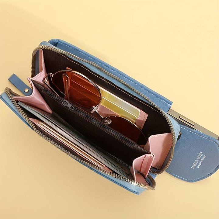 Sacoche crossbody compact et élégante avec un porte-carte multifonction pratique.