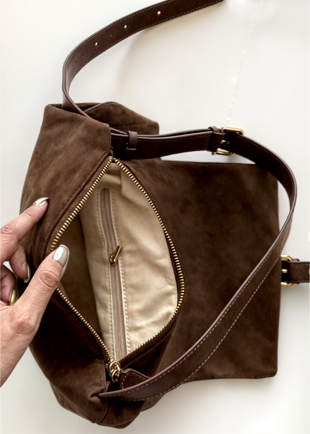Nissa - Design de Sac Bandoulière à Double Compartiment