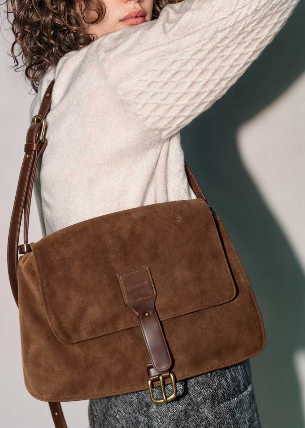 Nissa - Design de Sac Bandoulière à Double Compartiment