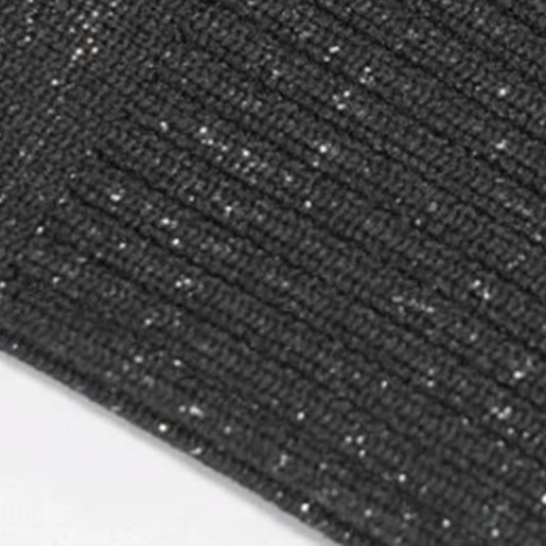 AMELIA - Bottes hautes en tricot tendance avec talon bloc confortable