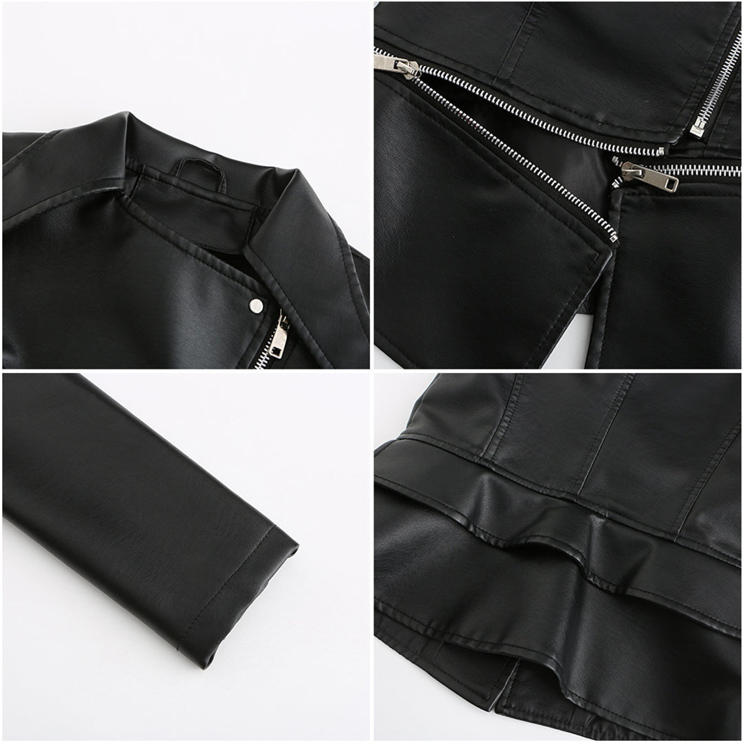 Veste en cuir chic de ALOJZIJA
