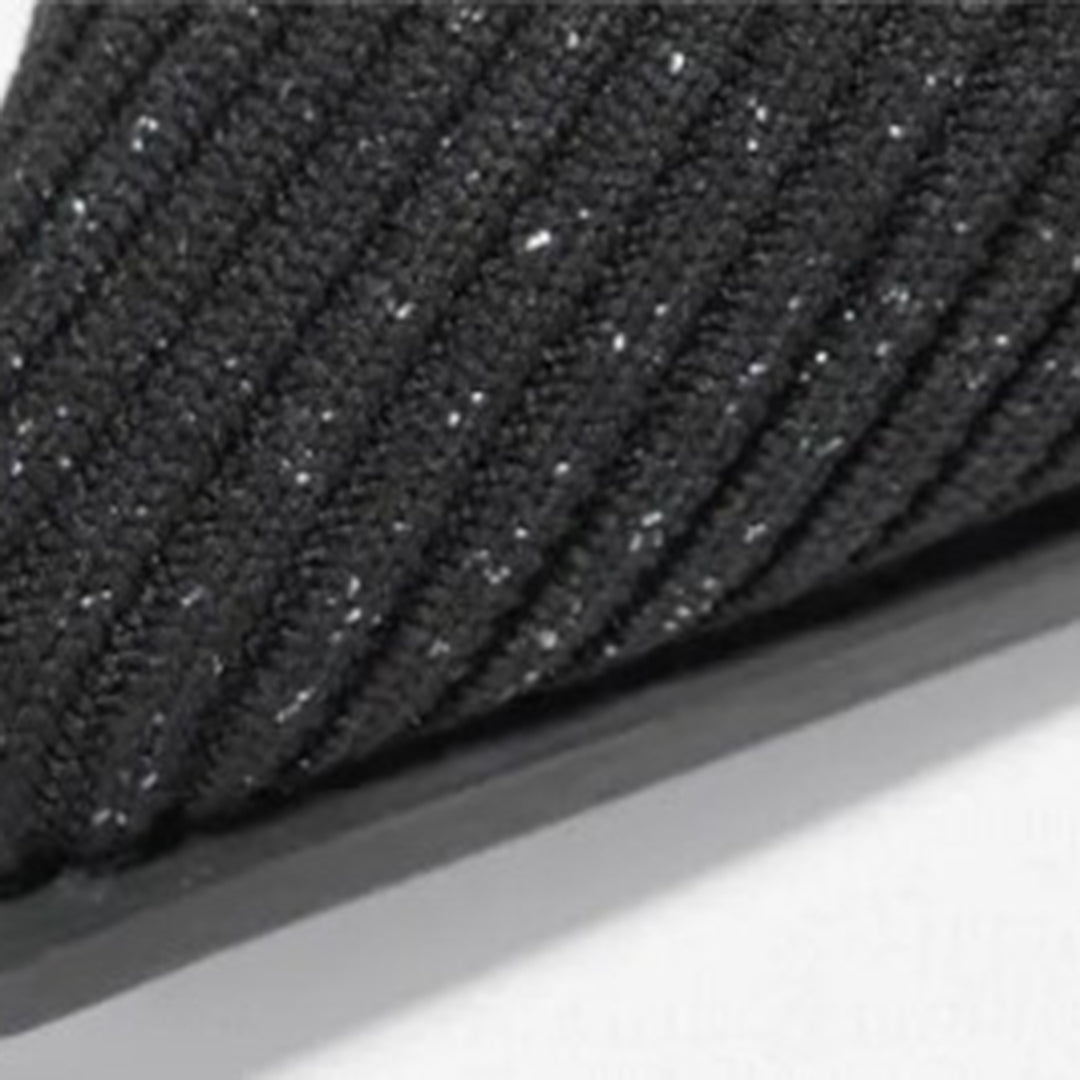 AMELIA - Bottes hautes en tricot tendance avec talon bloc confortable