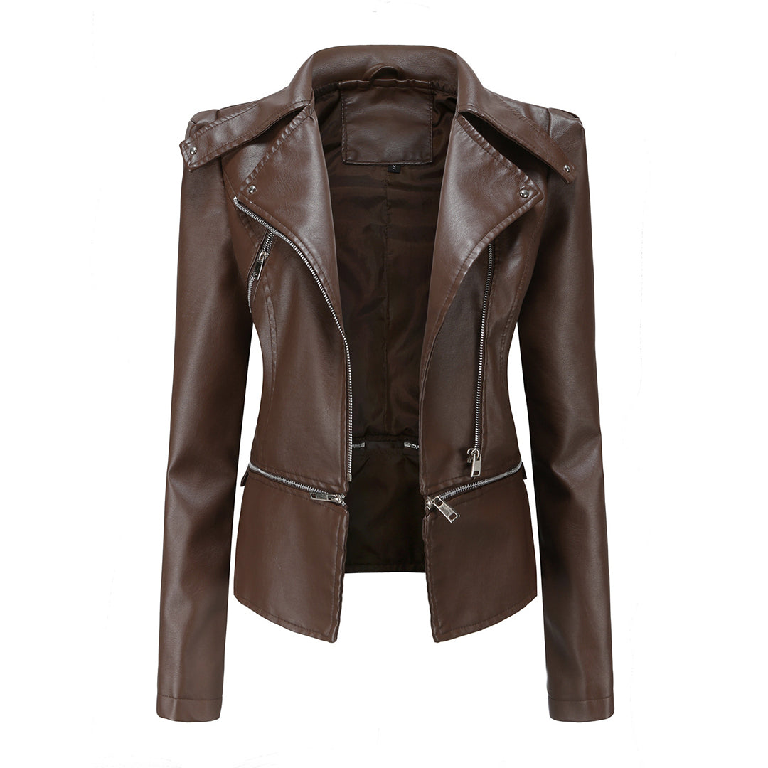 Veste en cuir chic de ALOJZIJA