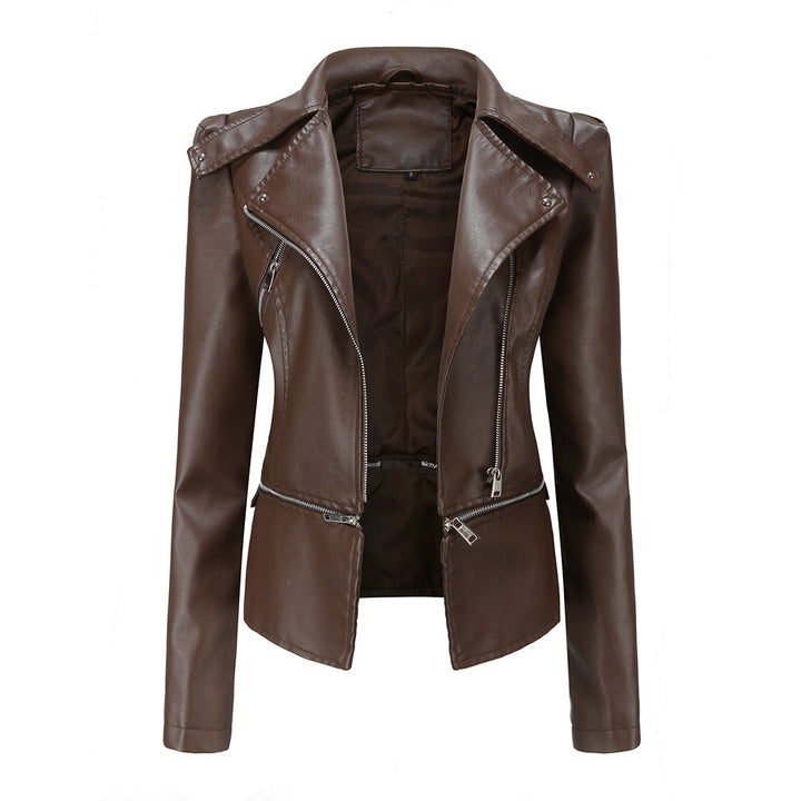 Veste en cuir chic de ALOJZIJA