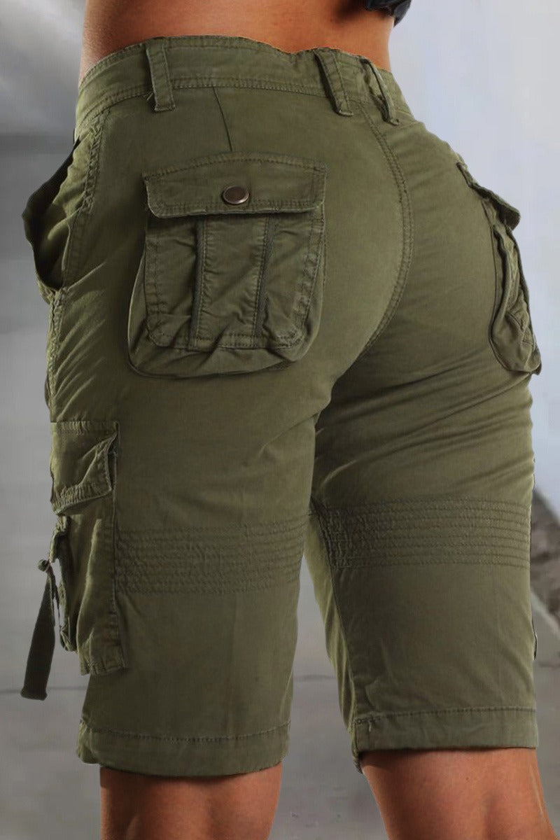 Shorts cargo mi-longs élégants et confortables - Parfaits pour le quotidien et les aventures.
