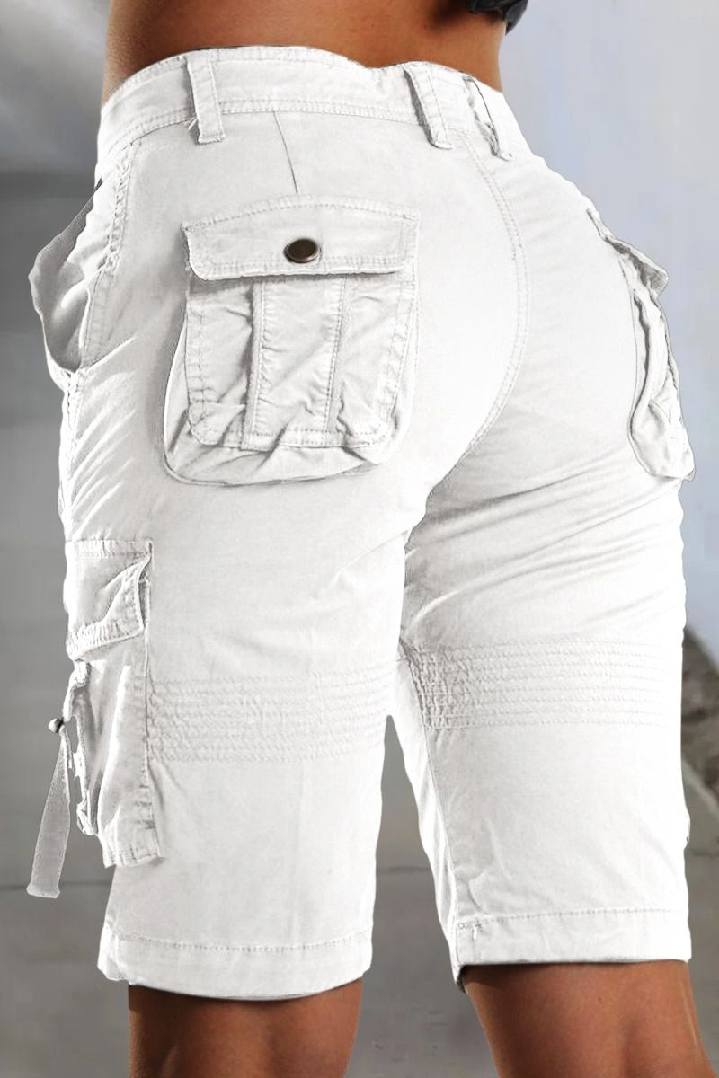 Shorts cargo mi-longs élégants et confortables - Parfaits pour le quotidien et les aventures.