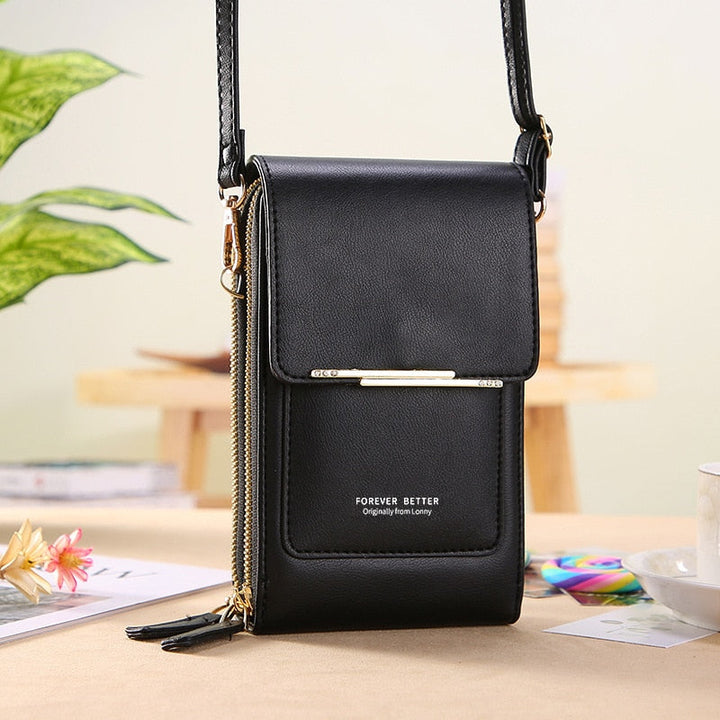 Sac à bandoulière compact et élégant avec porte-cartes pratique