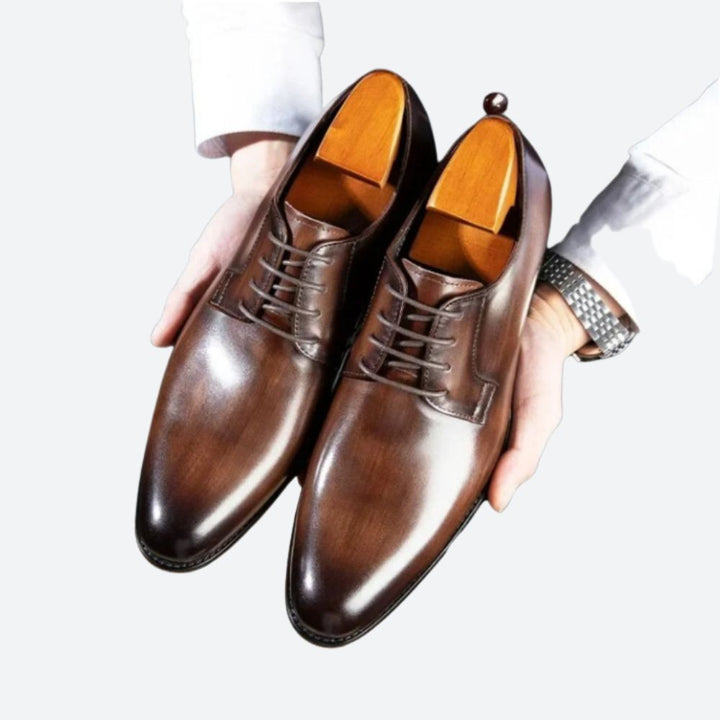 Chaussures de pointe élégantes en cuir italien - Darryl