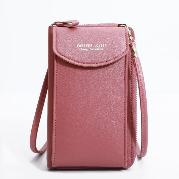 Sacoche crossbody compact et élégante avec un porte-carte multifonction pratique.