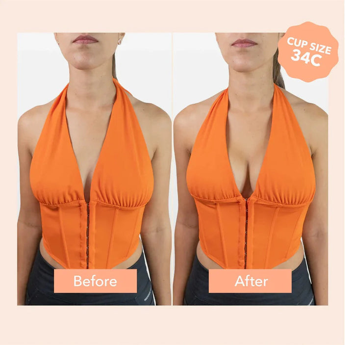 Mieke - Adhésifs Faciles à Appliquer pour Un Look Naturel avec des Coussinets de Soutien-Gorge Unis