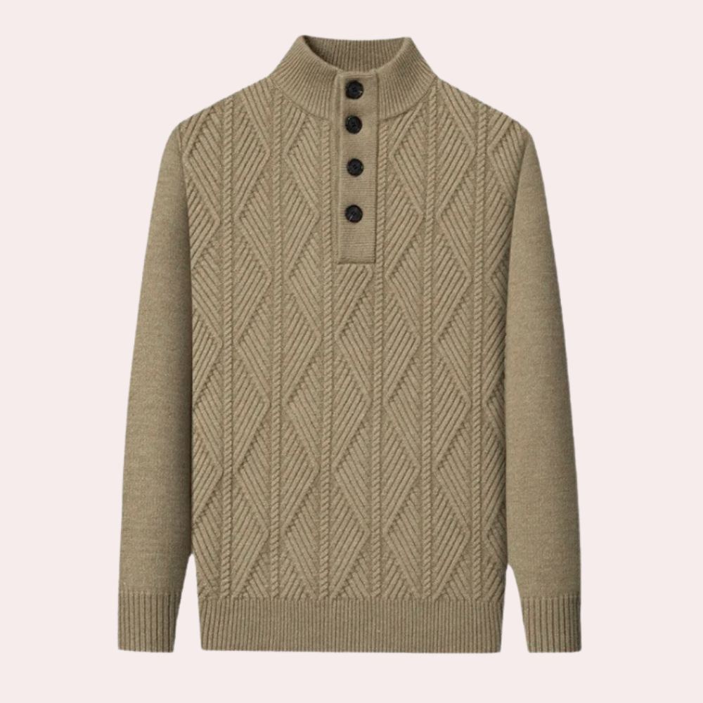 Pull en maille à la mode pour hommes par JAIR