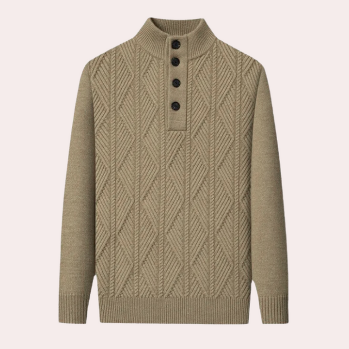 Pull en maille à la mode pour hommes par JAIR