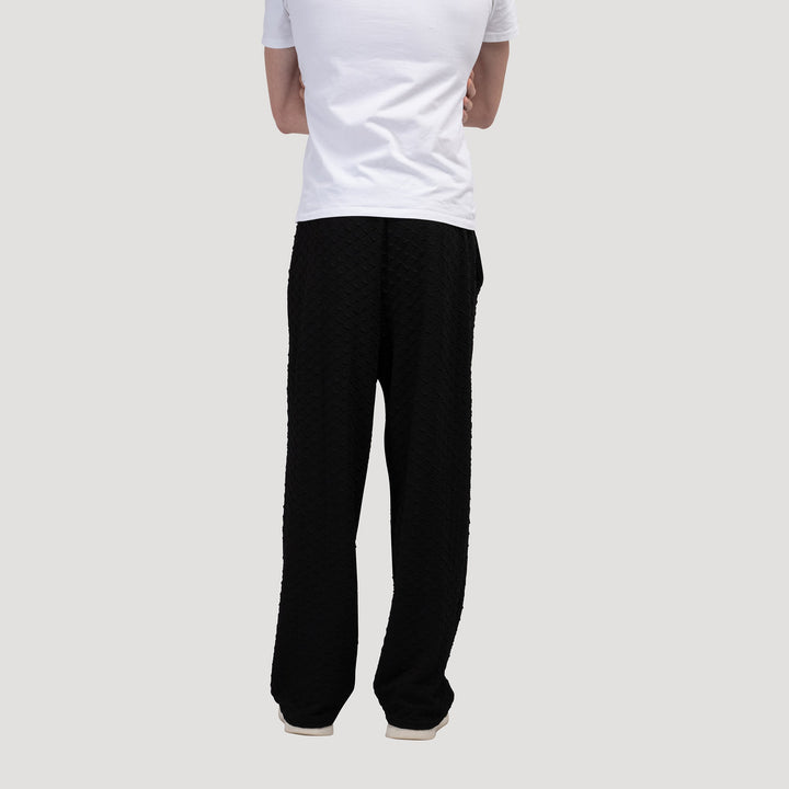 Pantaloons en Jacquard Élégant avec Structure Luxe pour un Look Chic