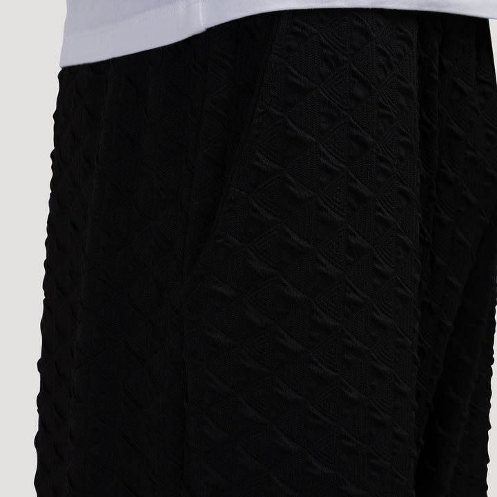 Pantaloons en Jacquard Élégant avec Structure Luxe pour un Look Chic