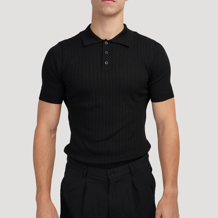 Polo en Maille Élégante pour Hommes - Style Classique et Confort