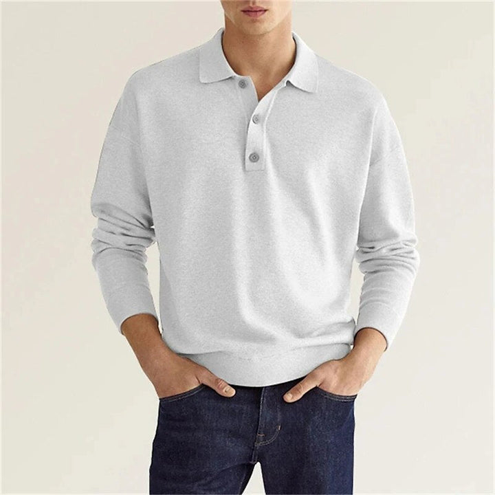Elias Polo shirt à Manches Longues pour un Look Élégant et Confortable