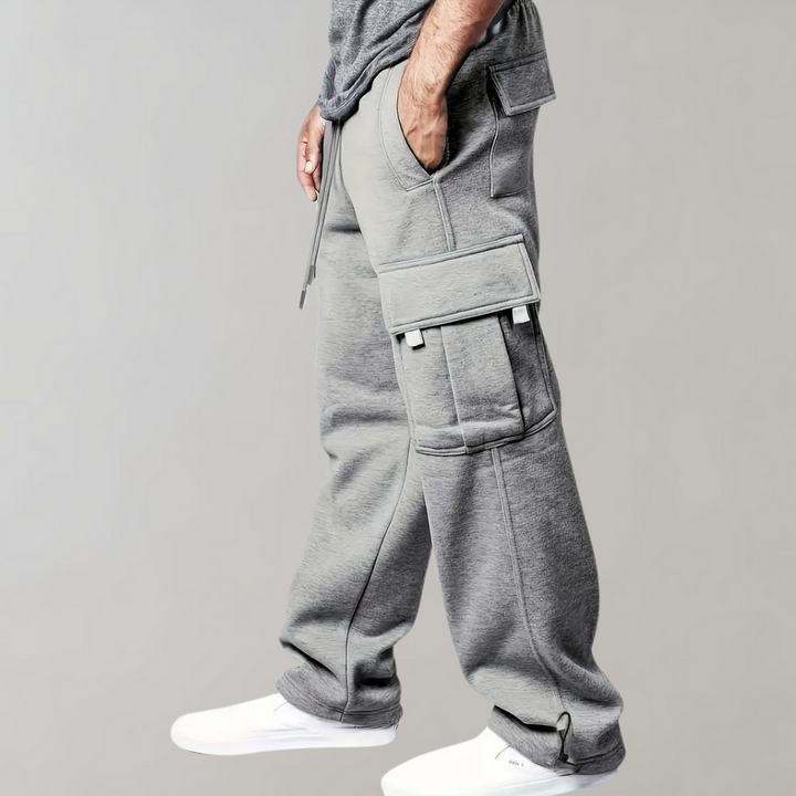 Derk - Pantalon cargo pour hommes chaud avec plusieurs poches pratiques pour un confort optimal.